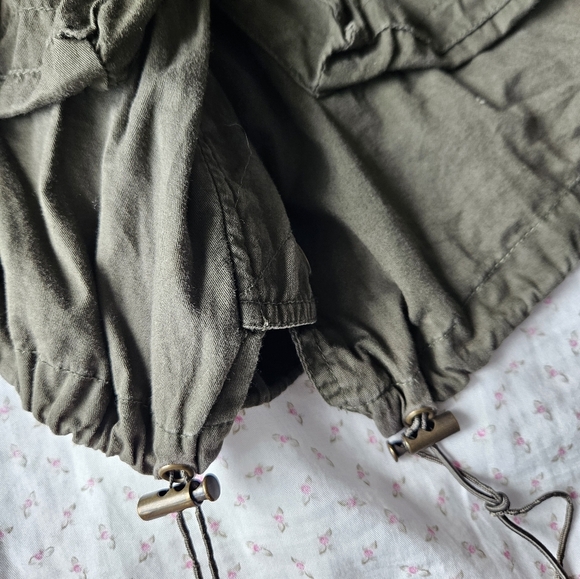 Olive Green Women's Utility Jacket Size M - Picture 9 of 9